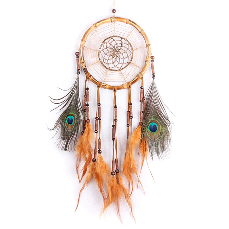 

Ручная работа Ловец снов с перьями настенное украшение новоселье DNJ998