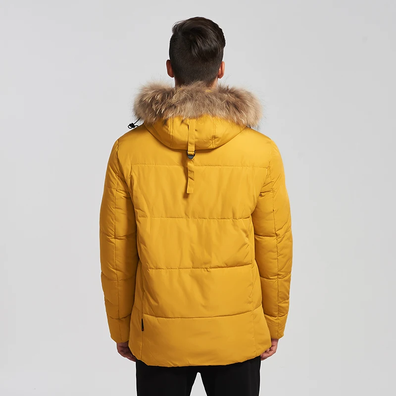 2020 Новинка Мужская Зимняя Куртка Аляска Парка Хлопковое Мужское Пальто С