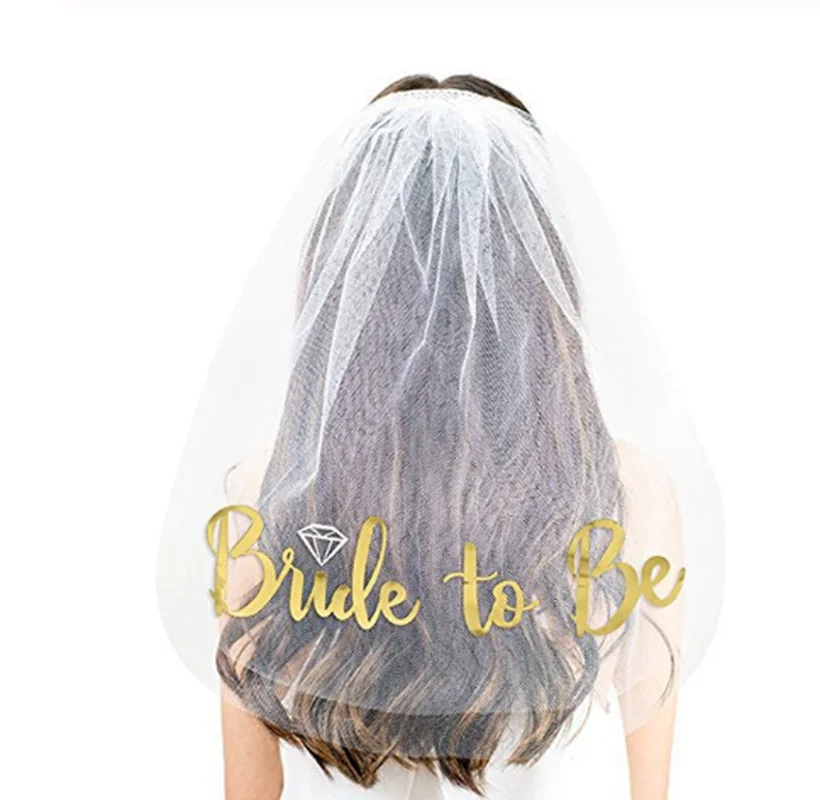 Повязка на голову для невесты позолоченная корона с принадлежности