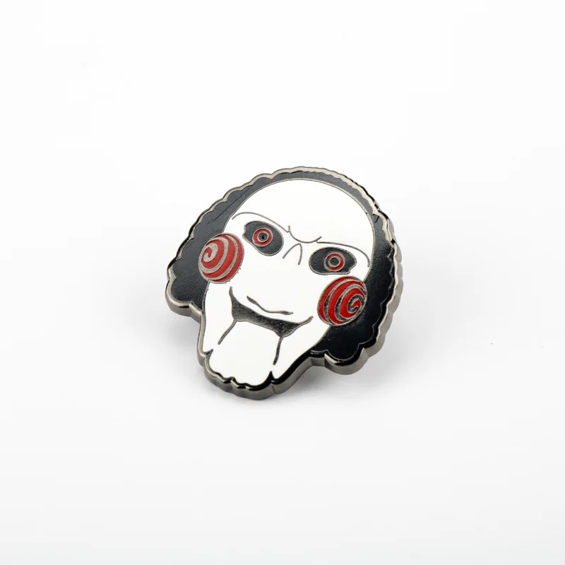 2020 Хэллоуин фильм бензопила Fright killer брошь эмалированный штифт значок булавки на