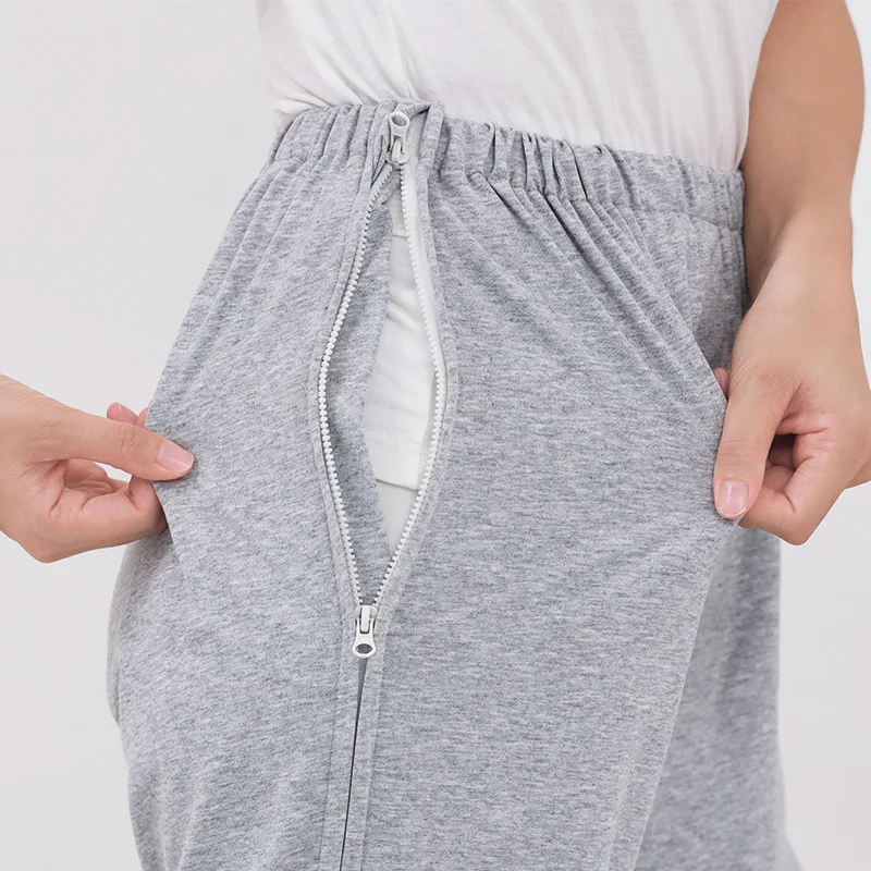 

Easy To Wear and Take Off Clothing Paralysis Incontinence Bedridden Elderly Pants Fracture Patients Men and Women Thin