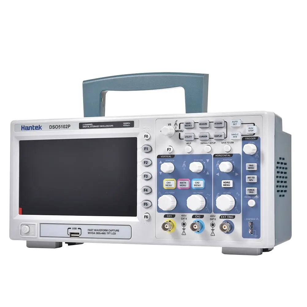 Портативный цифровой осциллограф для Hantek DSO5072P 2 канала 8 бит портативный
