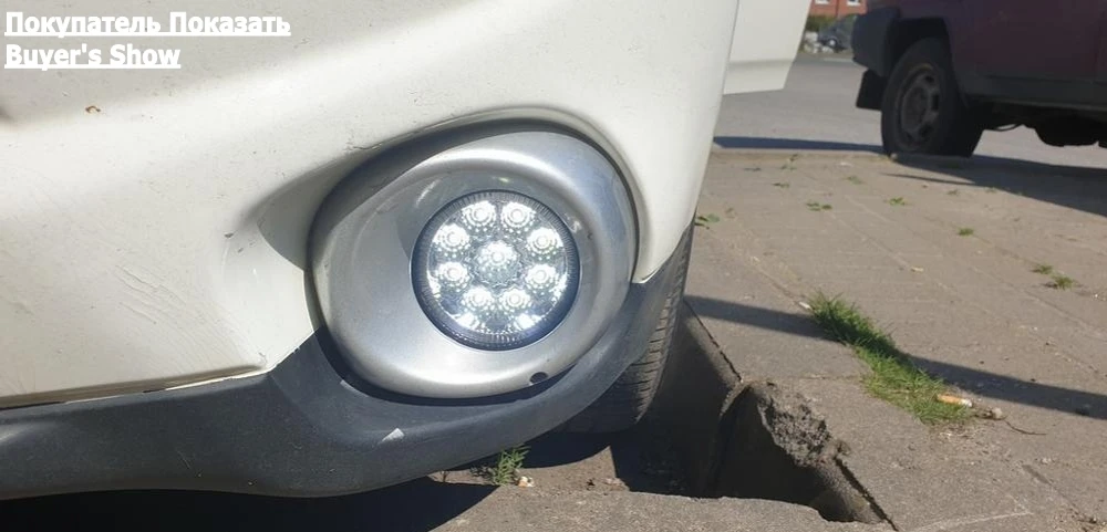 Автомобильный Стайлинг для Mitsubishi Mirage/Space Star светодиодные противотуманные фары H11 H8 Замена налобный противотуманный фонарь