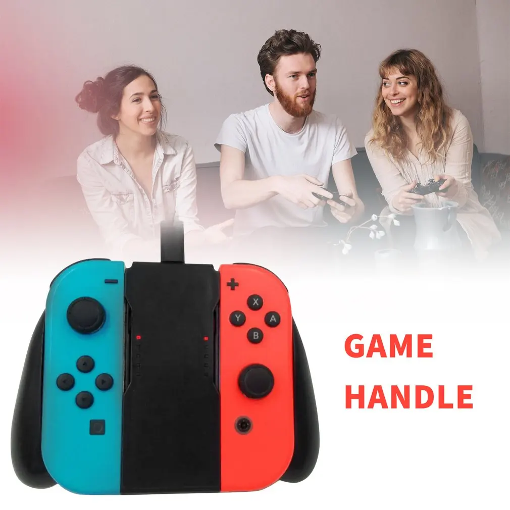 Удобная ручка держатель зарядная станция со светодиодной подсветкой для Nintendo