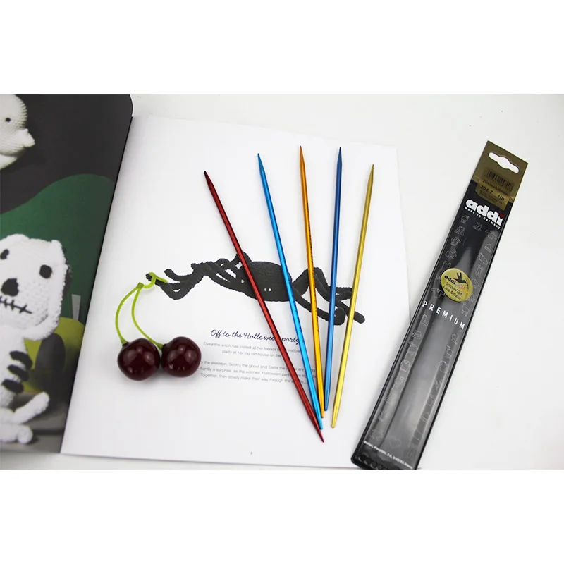 Addi Colibri 20 cm double pointed needle trendy colors 204-7 | Дом и сад