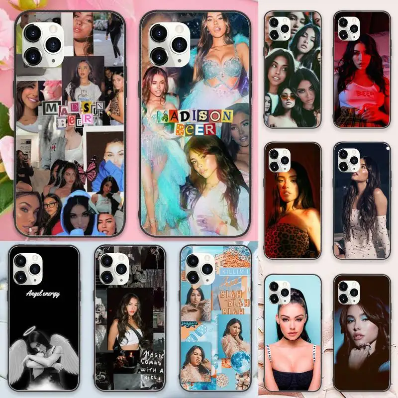 

Madison Beer singer girl Phone Case For iphone 12 11 13 7 8 6 s plus x xs xr pro max mini