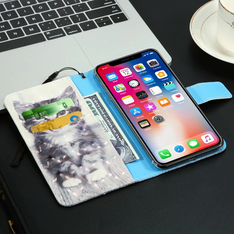 3d flip wallet leather case for blackview a80 pro blu c5 j2 j4 j6 plus bq 5731l magic s 5732l aurora se phone case free global shipping