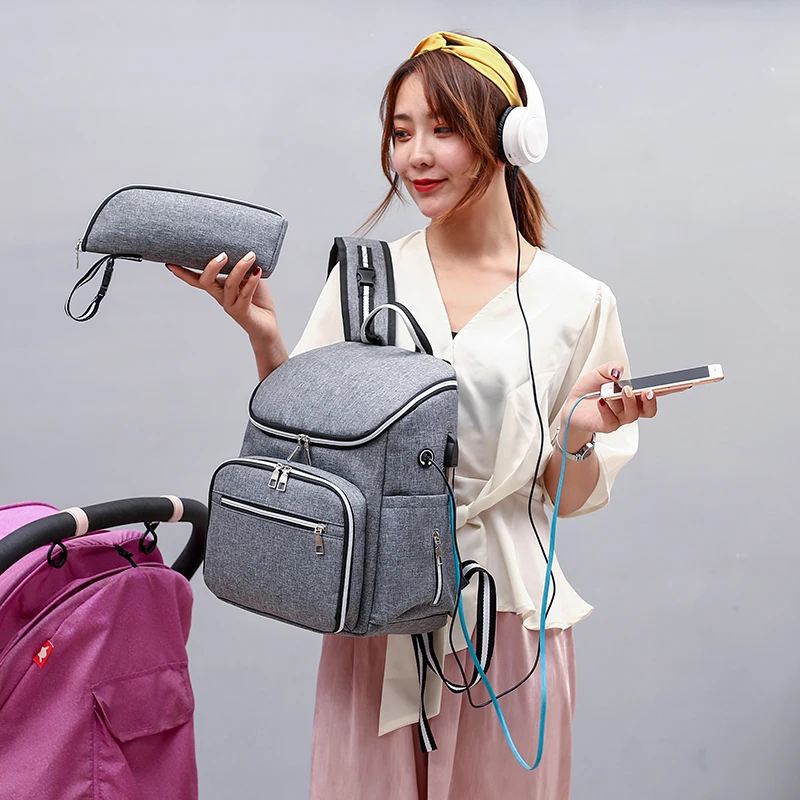 Рюкзак для подгузников сумка мам большой емкости многофункциональные