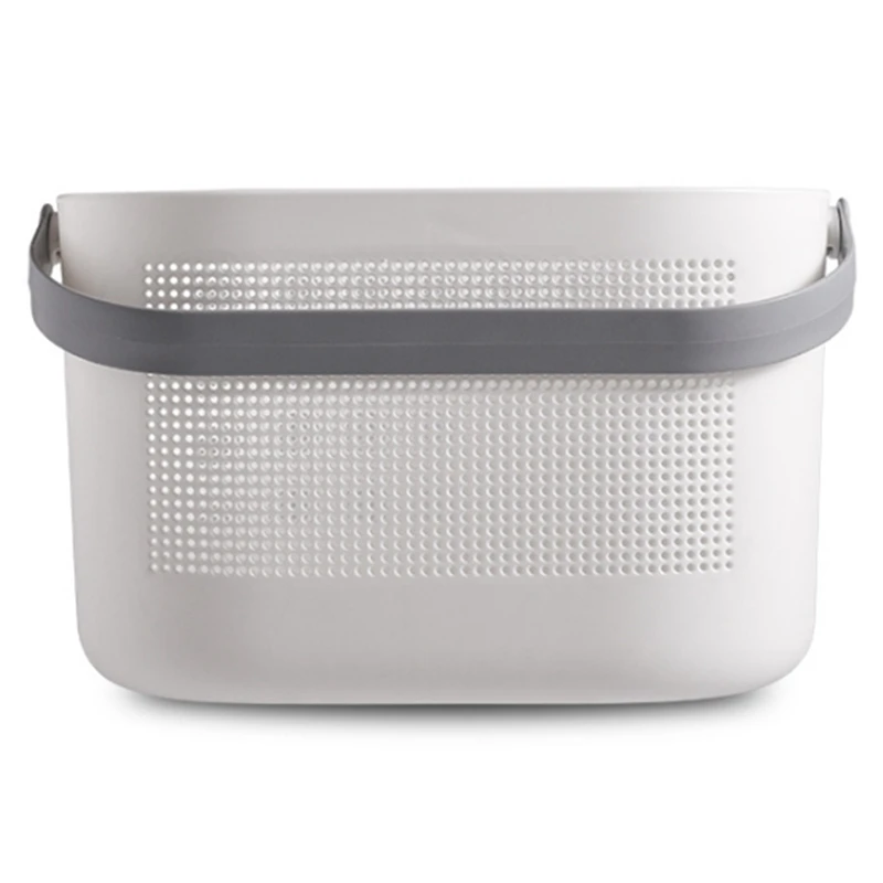 Новая Корзина для ванны с плотными отверстиями и ручкой корзина хранения фруктов