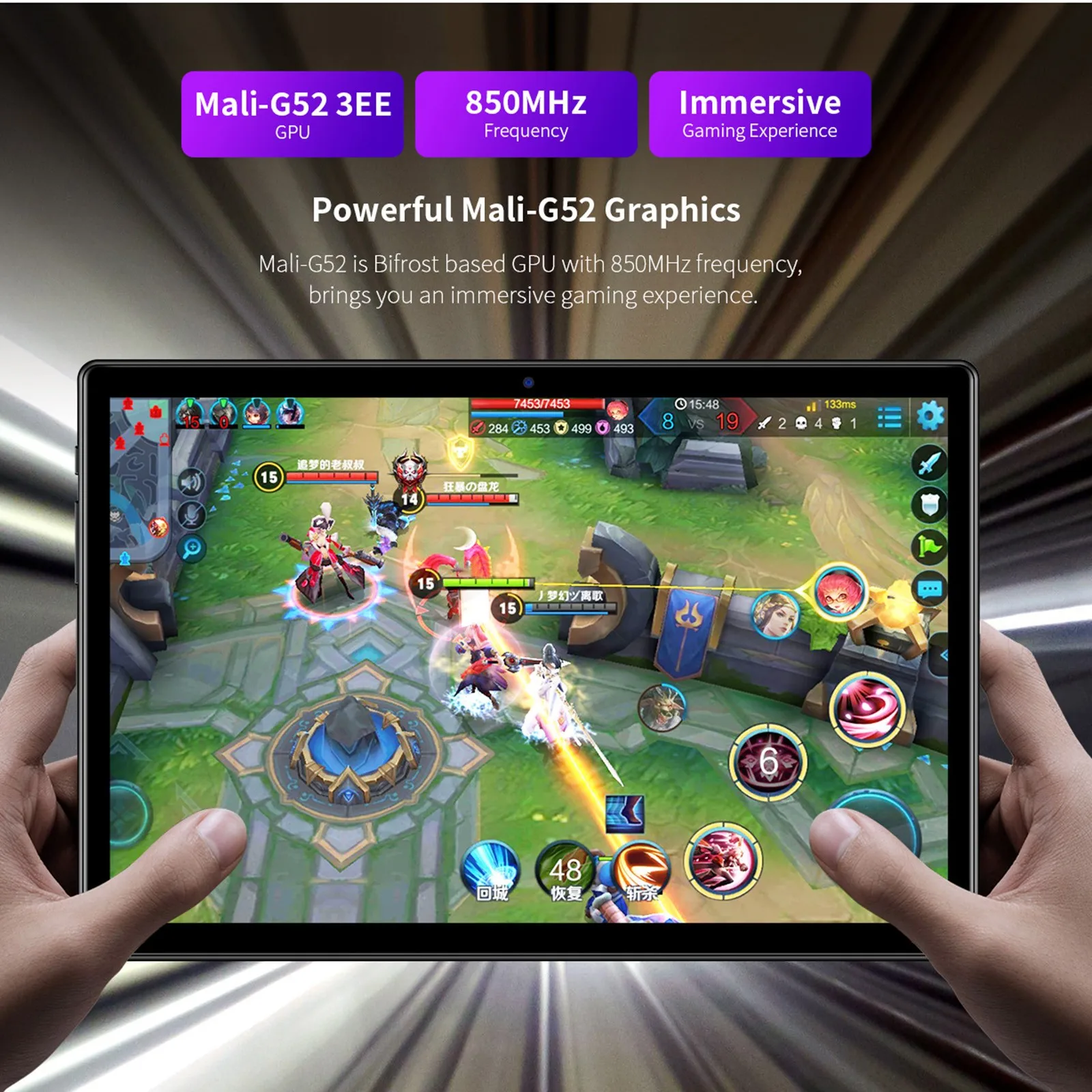 Newest 10.1 inch Tablet Teclast M40 Android 10.0 6GB RAM 128GB ROM Mali-G52 3EE GPU 8MP Camera Bluetooth 5.2 4G WiFi Phone Call |