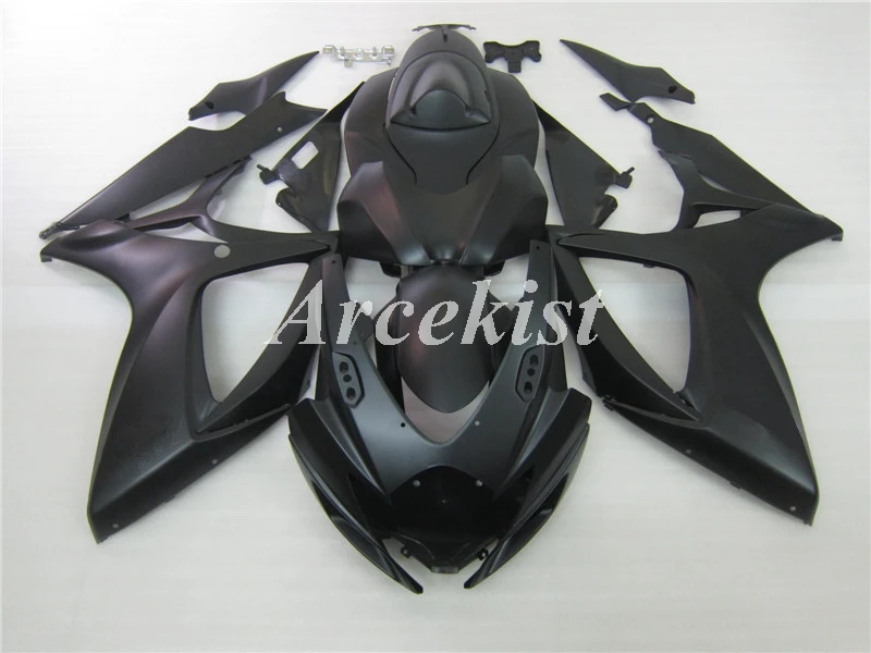 

New ABS Motorcycle Whole Fairings Kit Fit For SUZUKI GSX-R600 GSX-R750 06 07 600 750 K6 GSXR 600 750 2006 2007 black matte