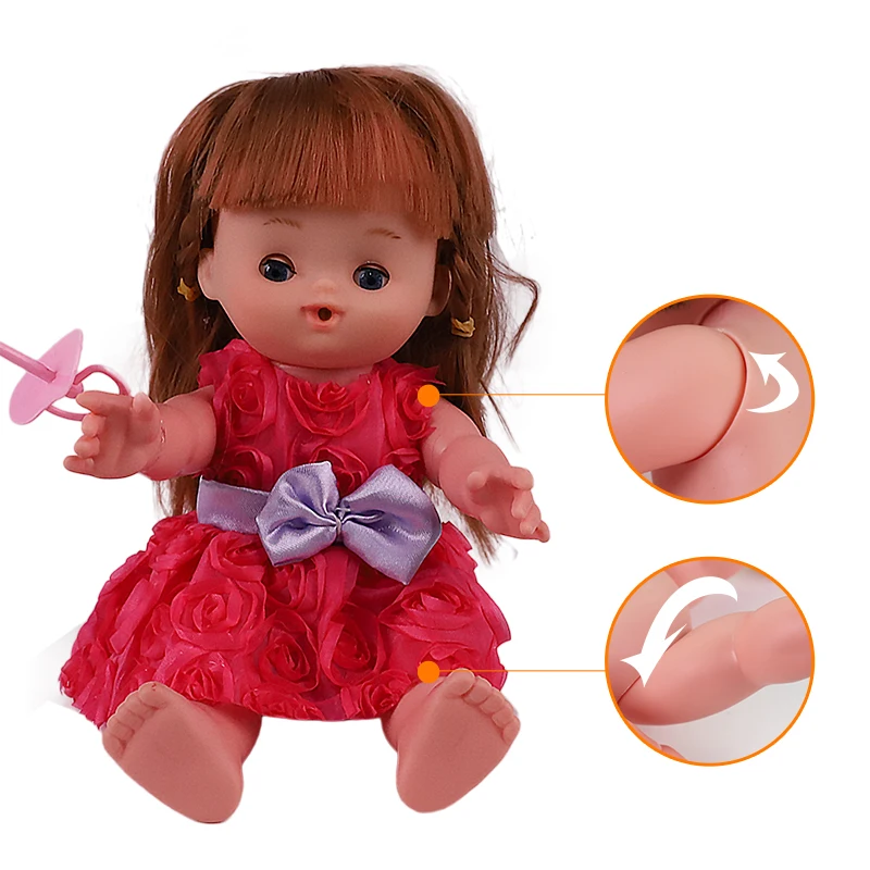 10 дюймов куклы для новорожденных и малышей с аксессуарами веселые развивающие