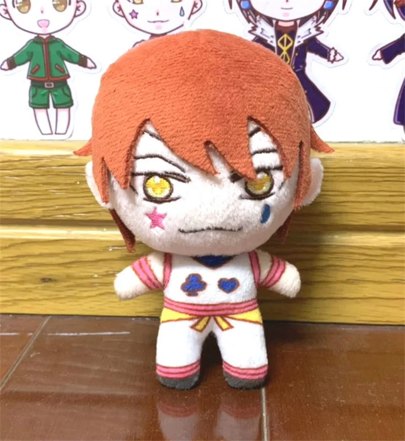 Dolls Anime HUNTER × Illumi Killua Zoldyck Kulolo Hisoka Feitan Cosplay Mini Doll Plush Stuffed Pendant Keychain Toy Gift |