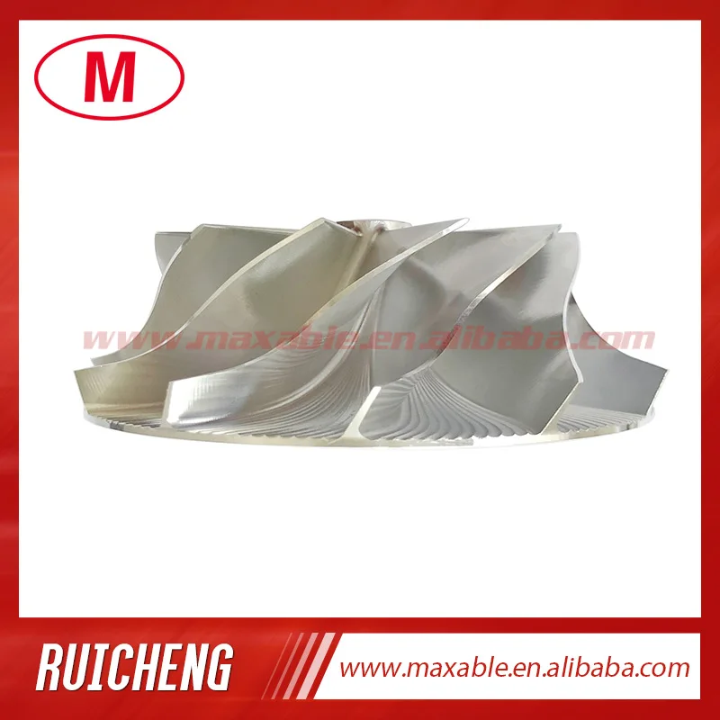 K16 59.00/78.00mm 11+0 blades Reverse high performance turbocharger billet/milling/aluminum 2618 compressor wheel | Автомобили и