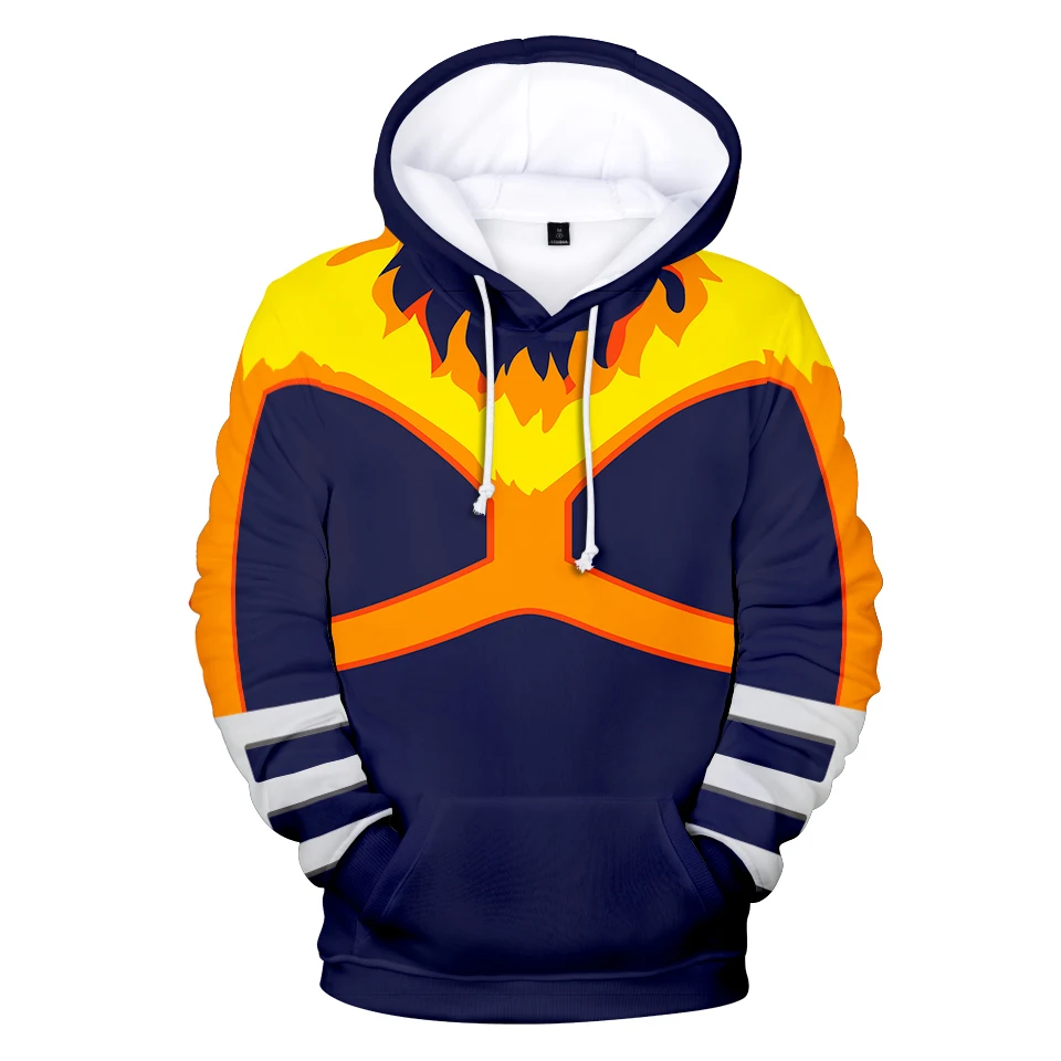 

My Hero Academia Japanese Cartoon Anime 3D Hoodie Hero Academia Printed Men's Hoodie Street Hip Hop Casual Unisex Sweatshirt