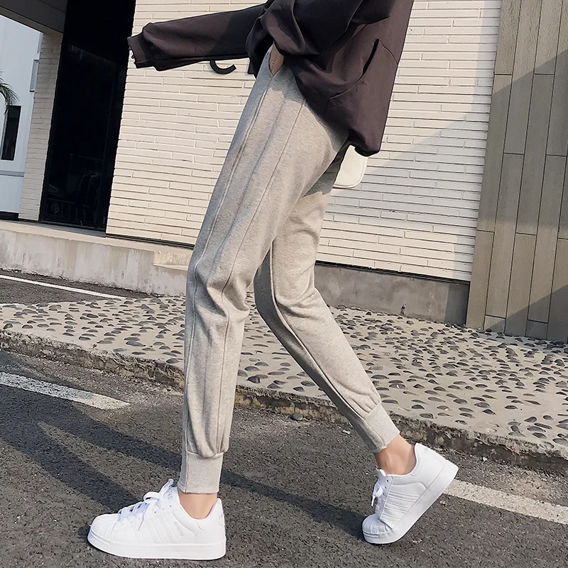 Спортивные брюки женские модные осенне-зимние для женщин новинка 2021 с флисовой