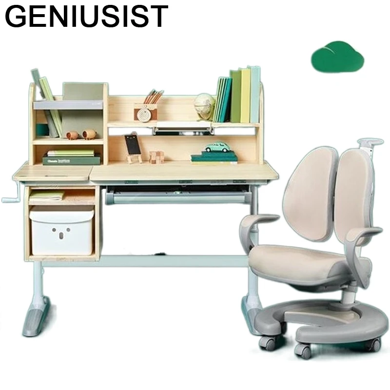 

Dla Dzieci Silla Y Infantiles Child Tavolo Per Bambini Mesa De Estudio and Chair Adjustable for Kinder Enfant Study Kids Table