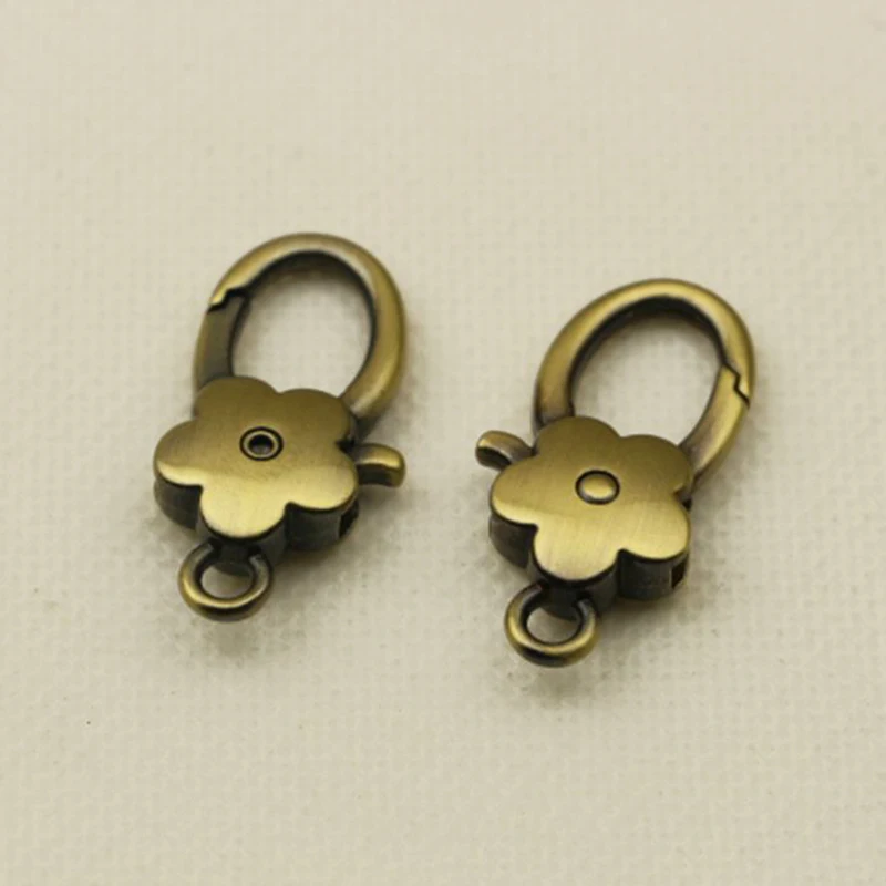 Металлический защелкивающийся крючок в форме цветка 1 шт. модная подвесная