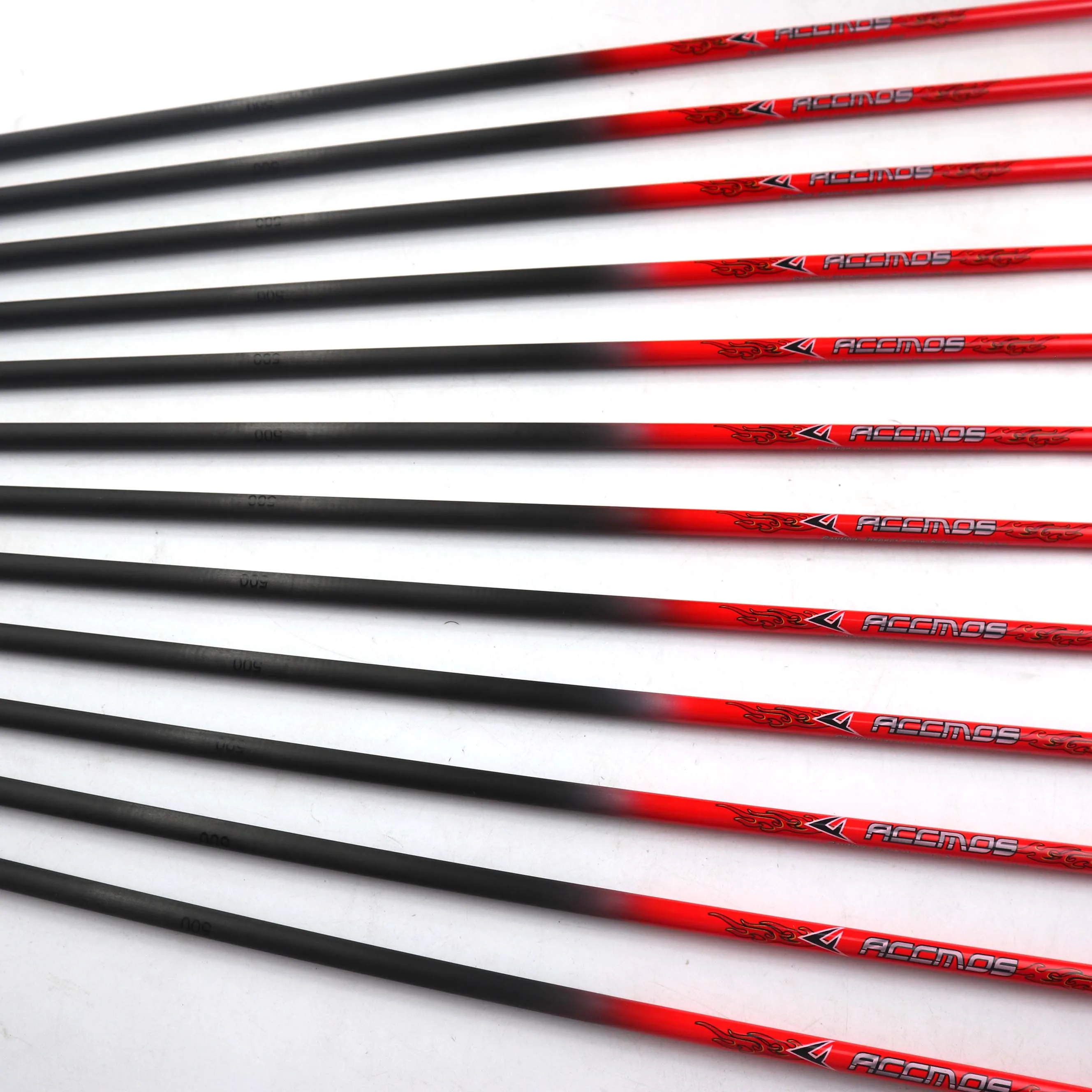 Стрелы из 100% чистого карбона для стрельбы лука оранжевые 6 2 мм 31 дюйм стрелы 300 ~ 800