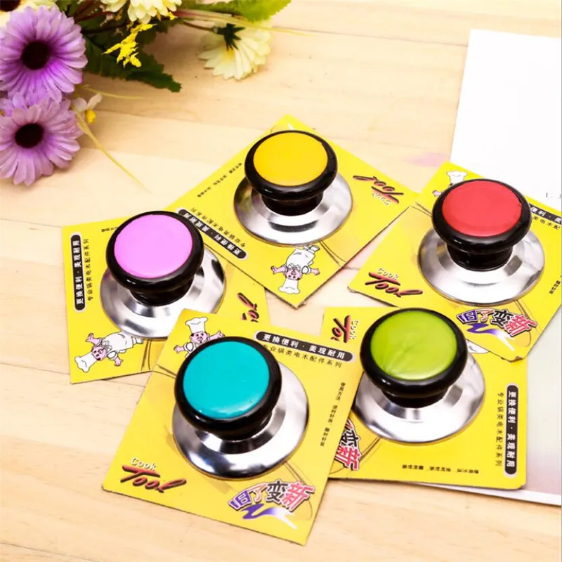 

Universal Kitchen Lid Handle Cookware Replacement Anti Scalding Glass Pot Pan Cover Circular Holding Knob Cooking Accessories