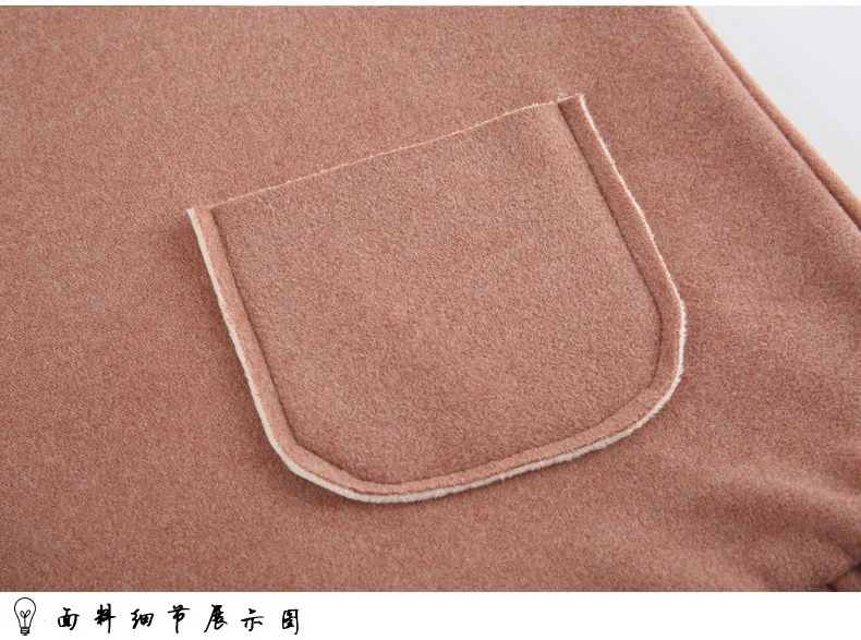 Зимнее платье для девочек Розовые Детские платья теплое детское костюм