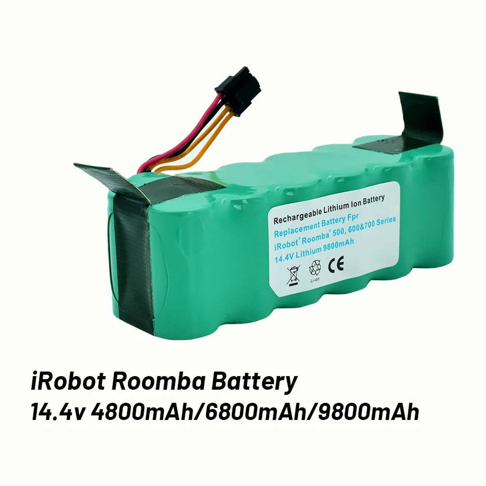 

Battery Ni-MH14.4V 4.8/6.8/9.8ah inverted robot de balayage Kitfort KT504Haier T322 T321T320 T325/Panda X500 X580/Ecovacs Mirror