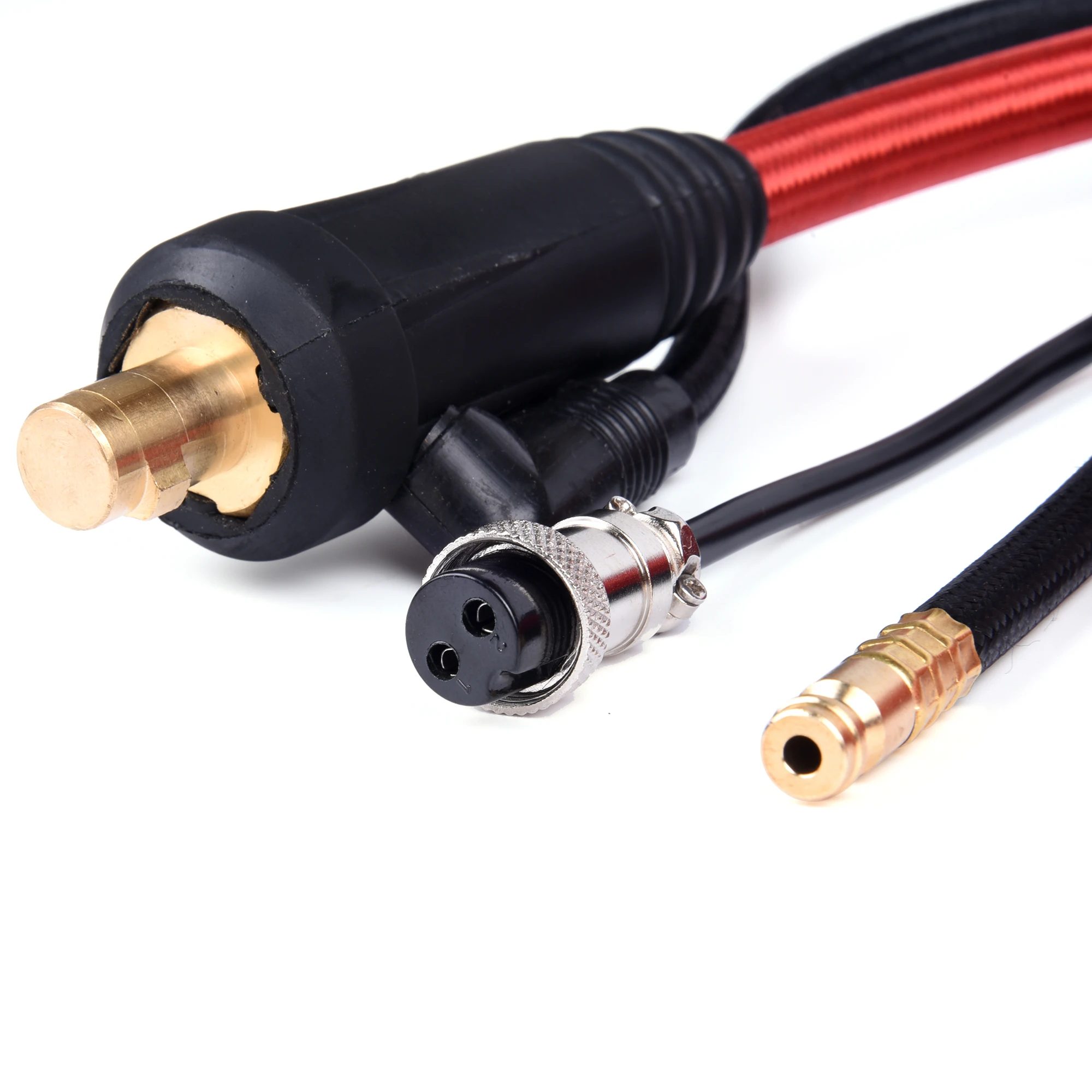 WP9 WP9FV WP9F TIG Welding Torch Gas-Electric Integrated Red Hose 4M 35-50 Euro Connector 13FT Air Cooled | Инструменты