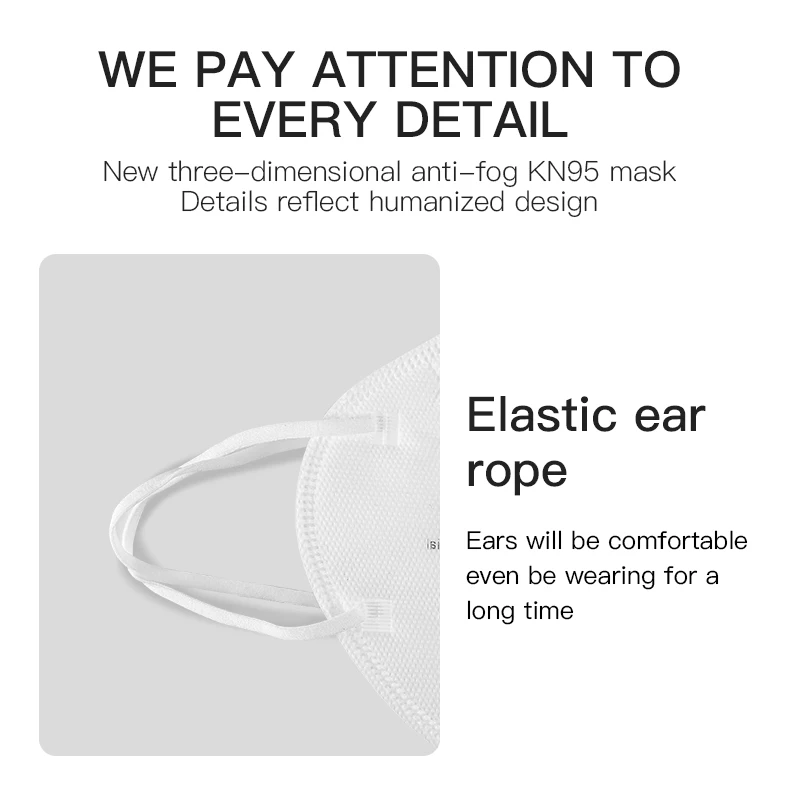 

Face mask 5 layer filter dust port PM2.5 mascarillas FFP2 Nonwoven health Protective KN95 Aldut ffp2mask Shipping from Spain