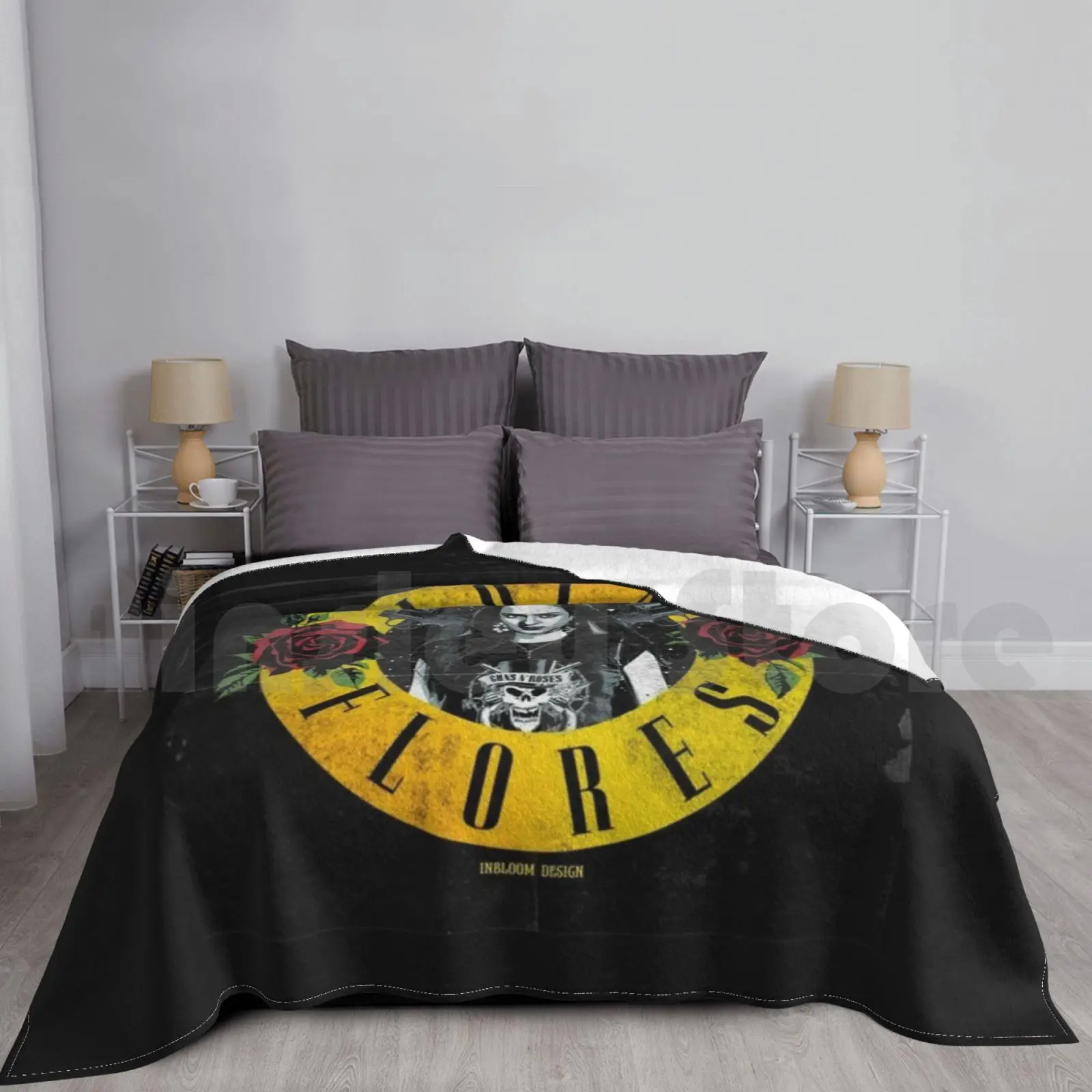 Camiseta Lola Flores модное одеяло на заказ hirlola Guns And Roses El Brillo De