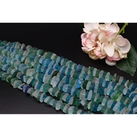 15 25mm natural mixed color frosted glass%c2%a0irregular shape stone beads for diy necklace bracelet jewelry make 15 free delivery