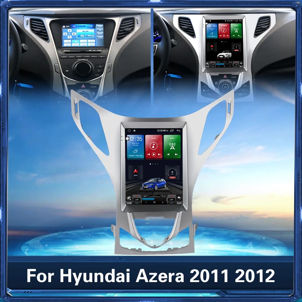 

2din Android GPS Navigation Head Unit Car Radio For Hyundai Azera 2011 2012 DVD Player 2 Din Car Stereo Video Receiver