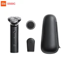 Электробритва Xiaomi Mijia S500CS500 для мужчин, триммер для бороды, волос, перезаряжаемая 3D Головка, сухое и влажное бритье, моющаяся двойная щетка