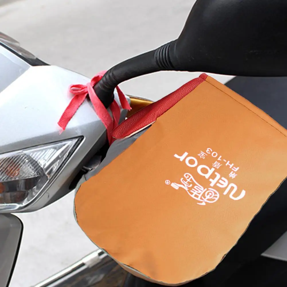 

Motorcycle Handlebar Mitts Waterproof Warm Glove for Bicycle Scooter