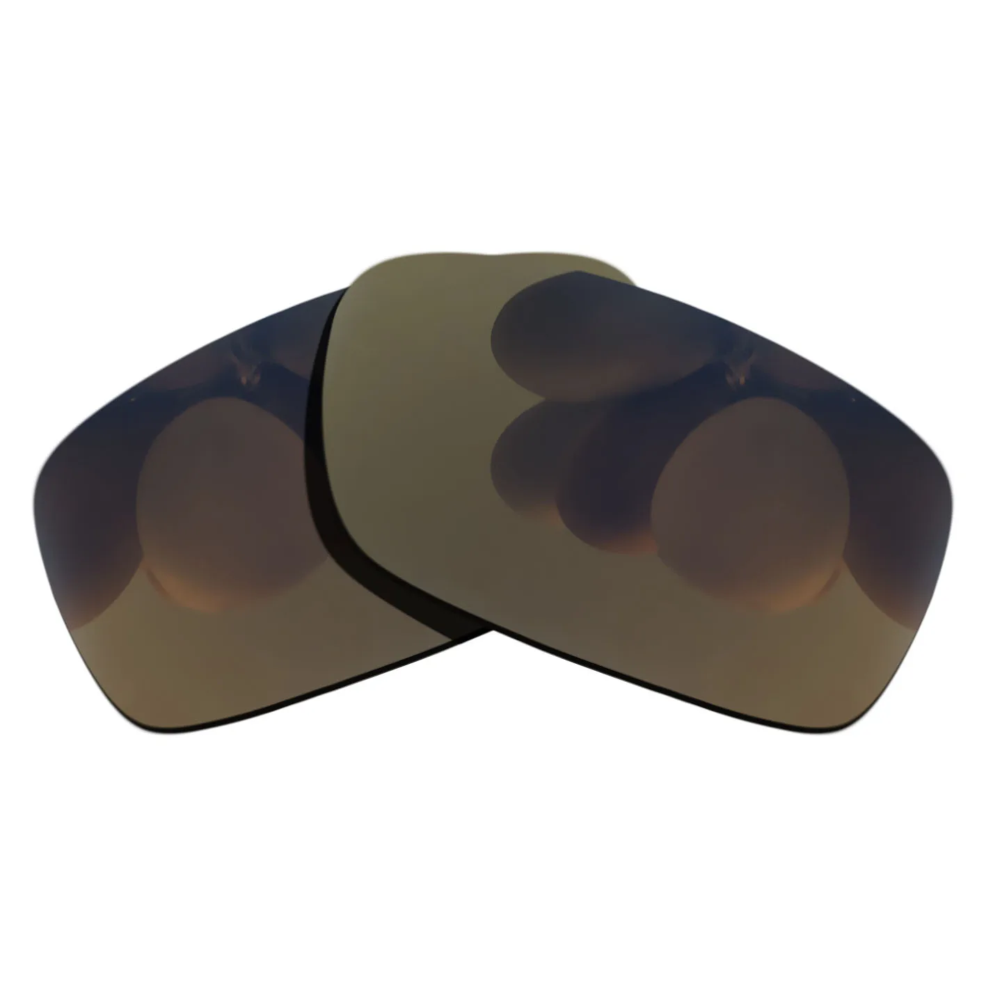

Bronze Gold Mirrored Polarized Replacement Lenses for Crankcase Sunglasses Frame 100% UVA & UVB