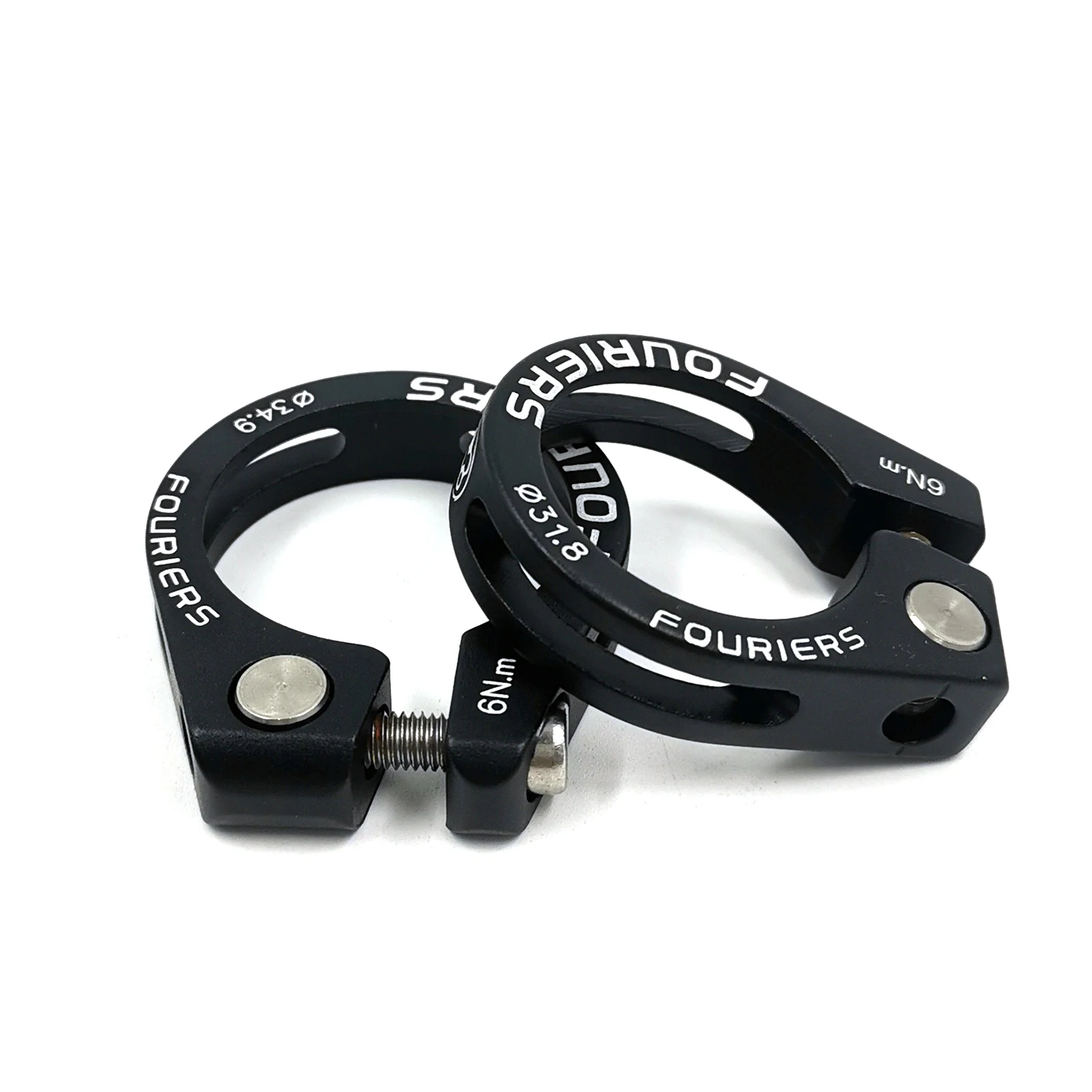 Fouriers 31.8/34.9mm Aluminium Alloy MTB Road Bicycle Seatpost Clamp Bike Cycling Seat Post Tube Clip Parts | Спорт и развлечения