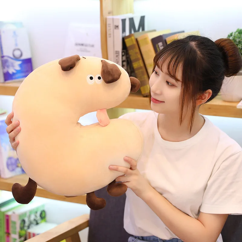 Креативные милые Алфавит плюшевые игрушки животных Подушка с буквами Кукла