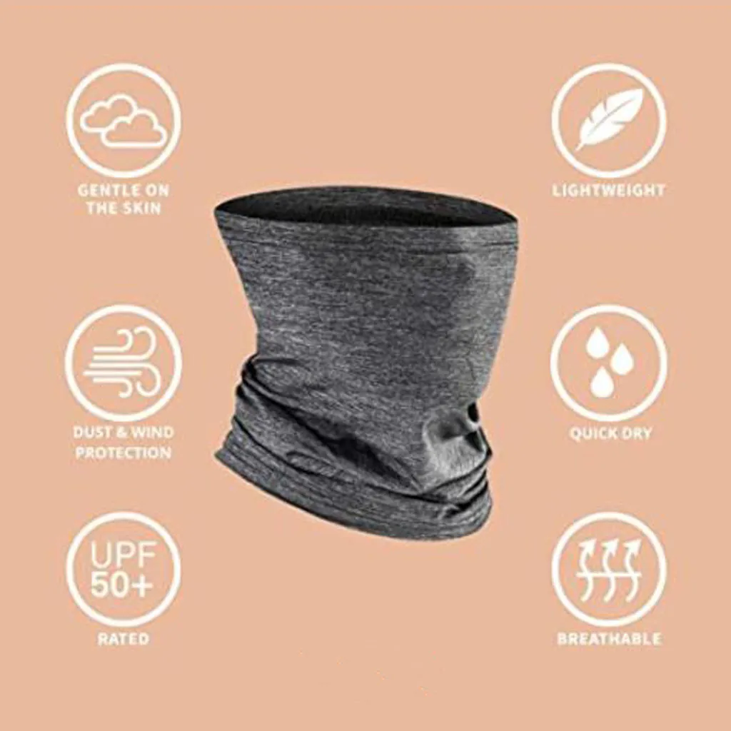 Многофункциональная повязка на голову и шею унисекс с защитным фильтром