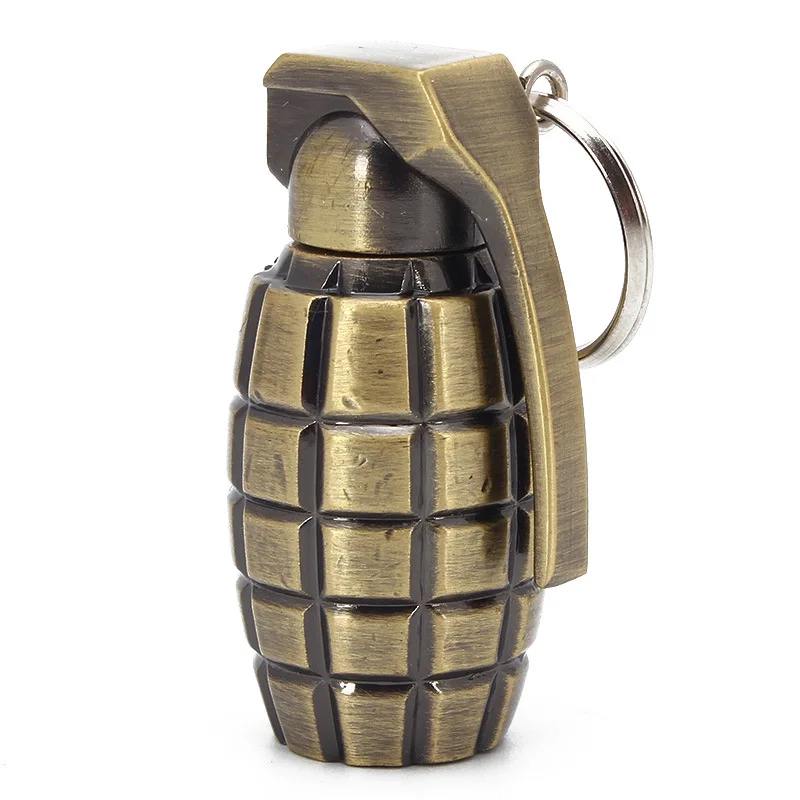 Grenade Permanent Matches компактная Зажигалка водонепроницаемый брелок кремневый стартер