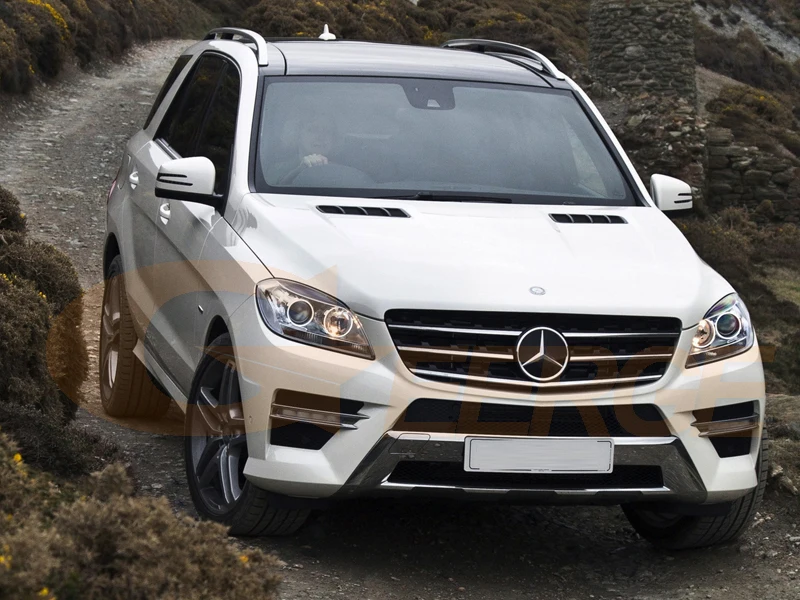 Для Mercedes Benz M Class W166 ML350 ML400 ML550 ML63 2012- отличное Ультра яркое освещение smd комплект светодиодов «глаза ангела» DRL