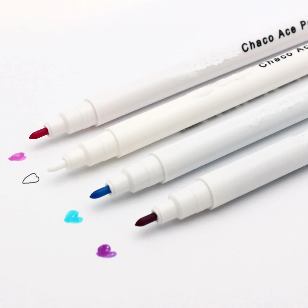 4 шт. ручка для одежды Водорастворимая Ручка автоматическая фейдер растворимая