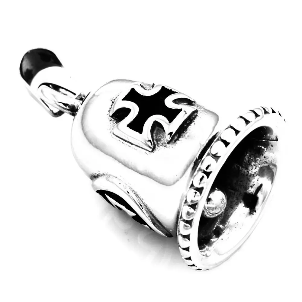 FANSSTEEL ювелирные изделия из нержавеющей стали всадники колокол Железный крест