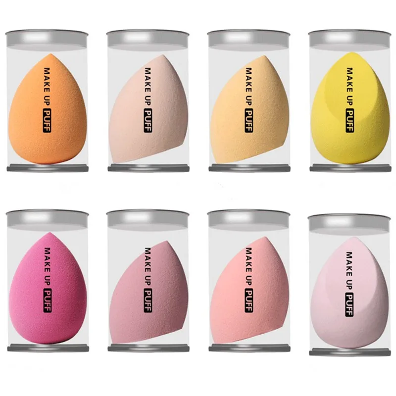 

4 шт Макияж Блендер Косметическая губка спонж для нанесения основы под макияж пудра Губка Красота инструмент для сухой и влажной уборки дво...