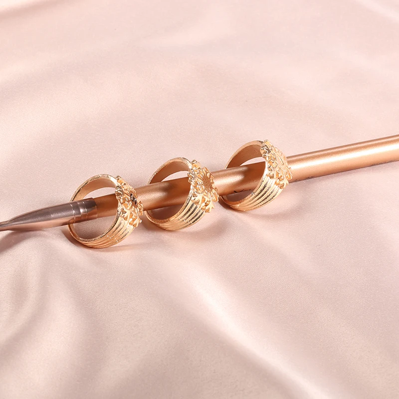 Винтажный набор колец в стиле бохо со снежинкой готическое ювелирное изделие