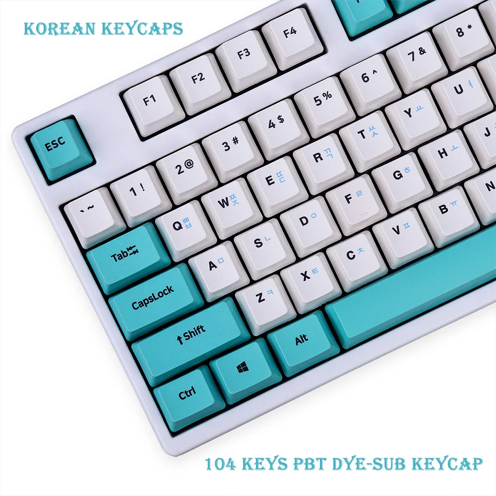

Колпачок для клавиш PBT с 104 клавишами OEM, персонализированные колпачки для механической клавиатуры Cherry MX