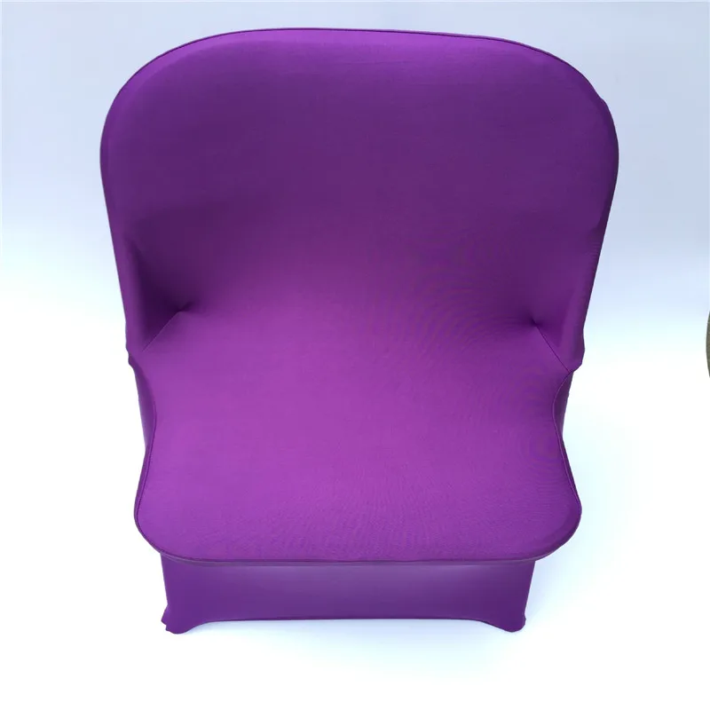

Solid Colors Spandex Chair Covers White Elastic Universal Chair Covers for Weddings Party Banquet Hotel Chair Decoration