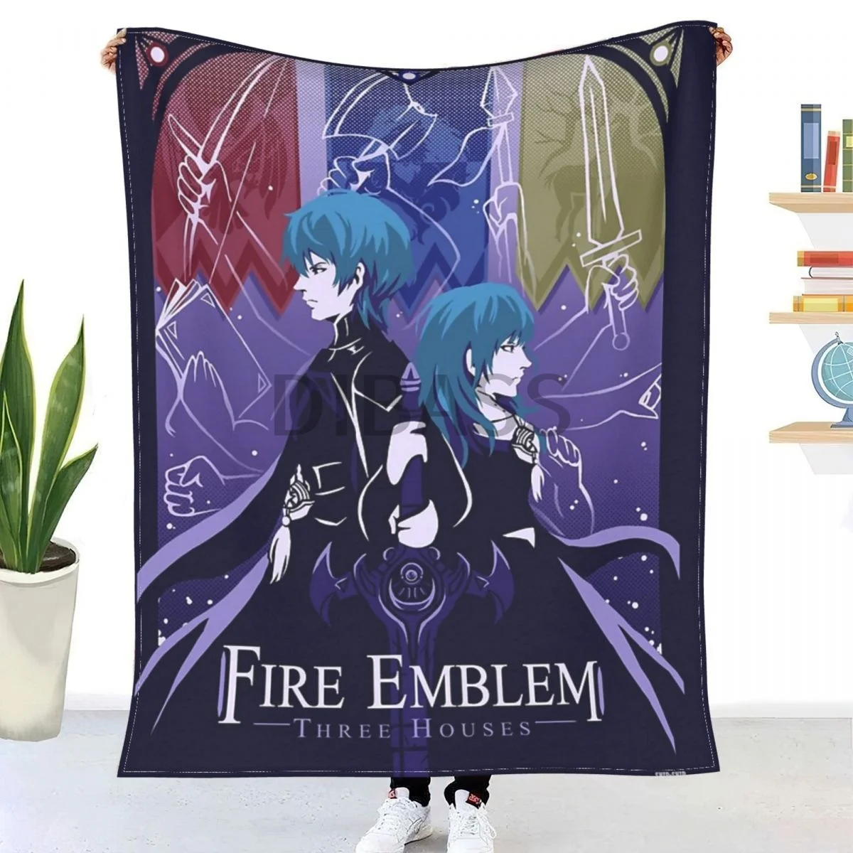 

Fire Emblem Three Houses Comforter 3D Printed Flannel Throw Blanket