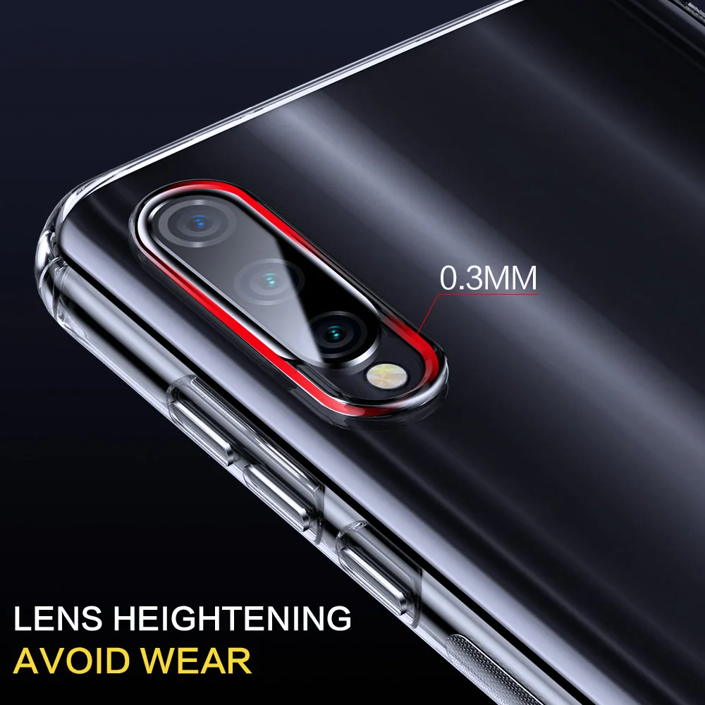 SmartDevil мягкая ТПУ искусственная кожа для Redmi Note 8 K20 pro 9 CC9 CC9e прозрачная защита