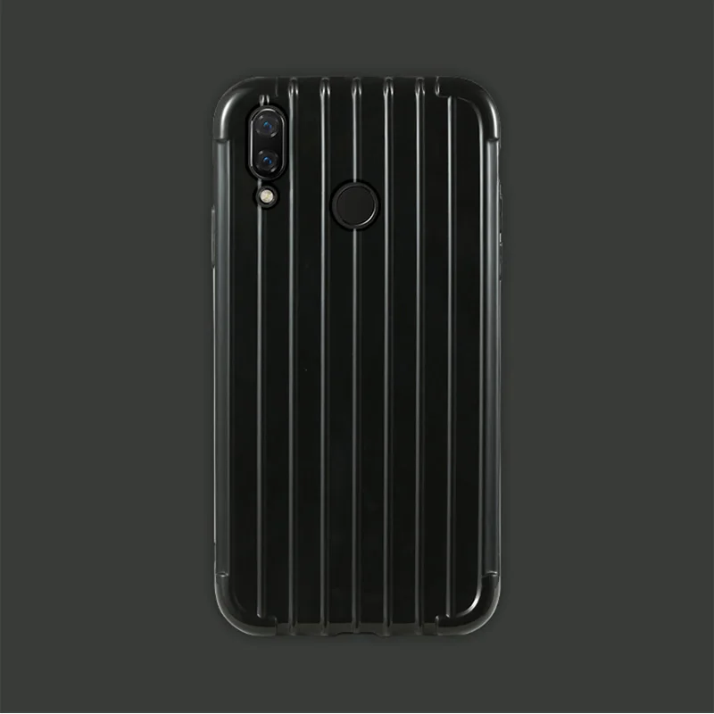 Black Роскошный чехол для huawei honor 8X, Модный милый чехол для телефона, силиконовый чехол для huawei honor 8x, fundas Coque - Цвет: Black