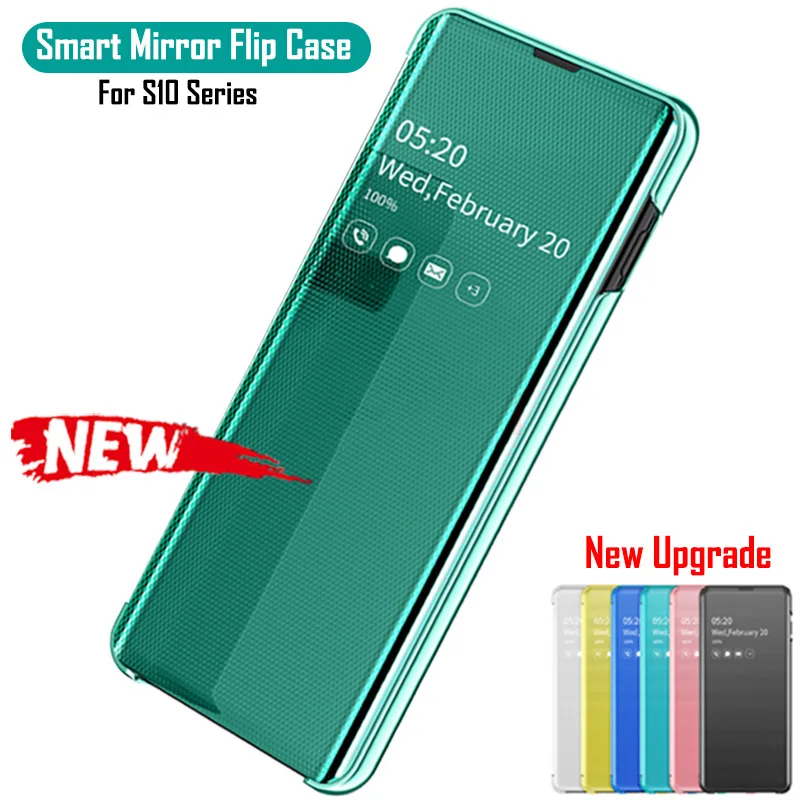 BoeYink умный зеркальный Чехол С Откидывающейся Крышкой для samsung Galaxy S10 S8 S9 плюс S10e S7 Edge Note 8 9 A50 A30 A70 A7 A750 чехол
