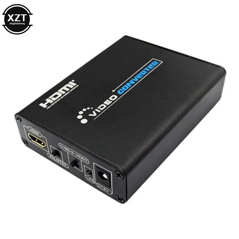 HDMI совместим с AV S Video CVBS видео преобразователь HD 3RCA PAL/NTSC Переключатель в SVIDEO